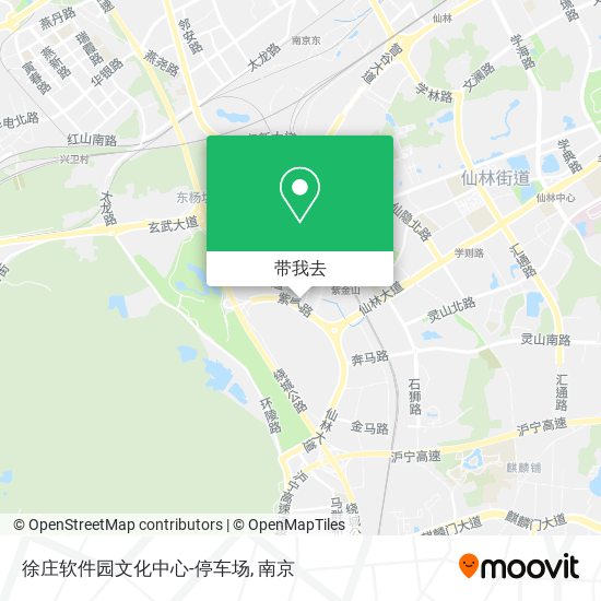 徐庄软件园文化中心-停车场地图