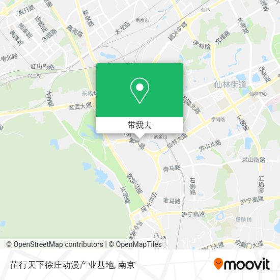 苗行天下徐庄动漫产业基地地图