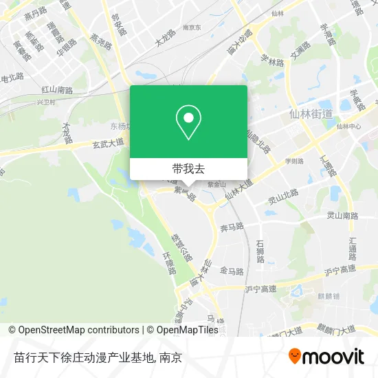 苗行天下徐庄动漫产业基地地图