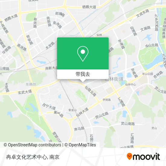 冉卓文化艺术中心地图