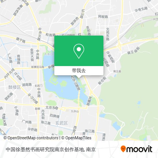中国徐墨然书画研究院南京创作基地地图