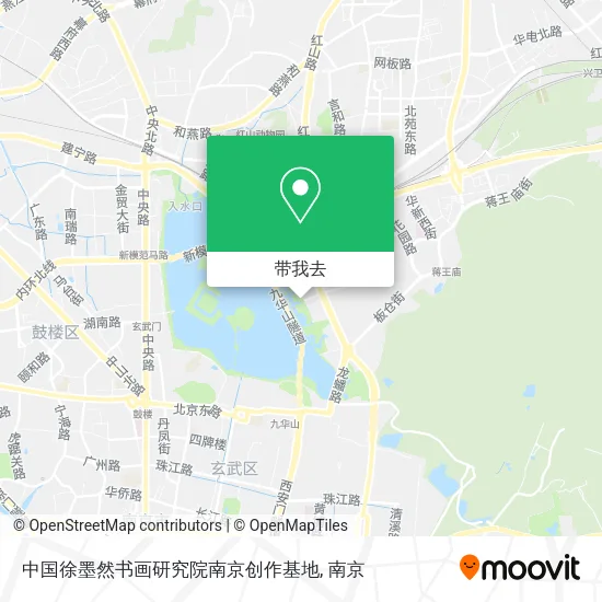 中国徐墨然书画研究院南京创作基地地图
