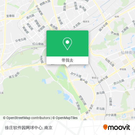 徐庄软件园网球中心地图
