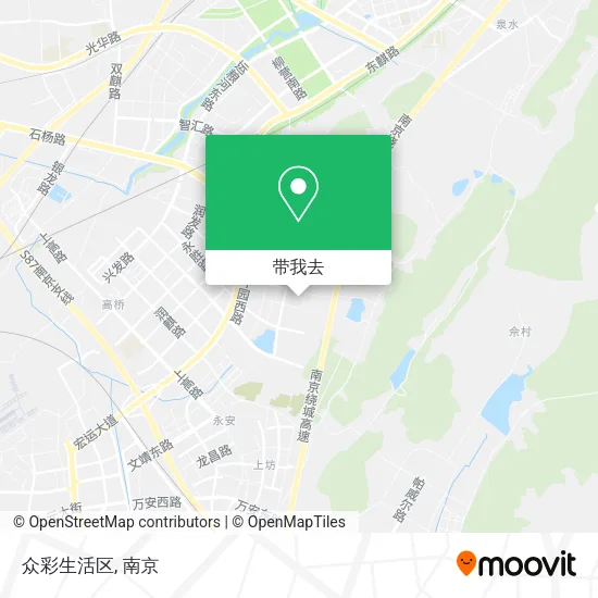 众彩生活区地图