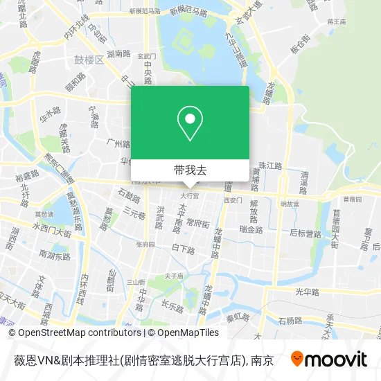 薇恩VN&剧本推理社(剧情密室逃脱大行宫店)地图
