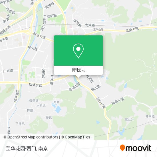 宝华花园-西门地图