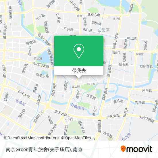 南京Green青年旅舍(夫子庙店)地图