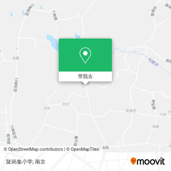 陡岗集小学地图