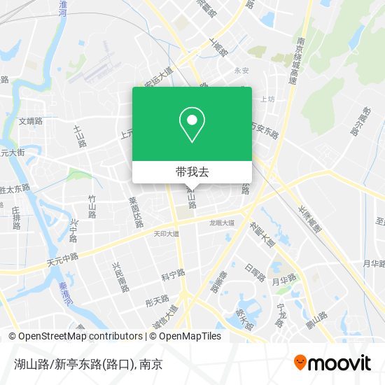 湖山路/新亭东路(路口)地图