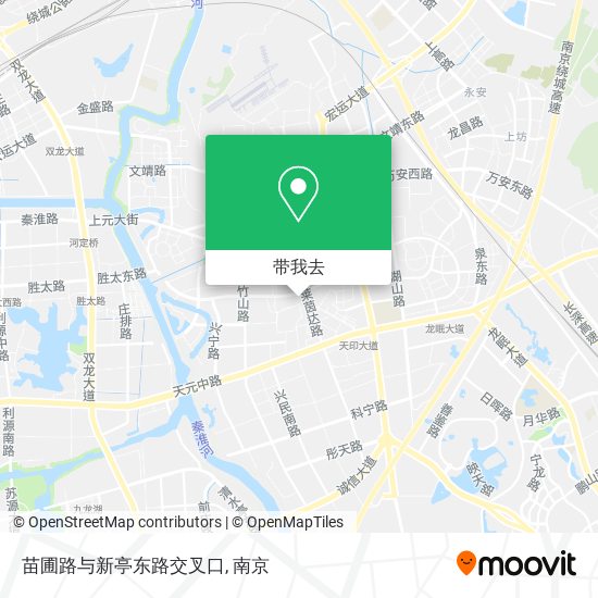 苗圃路与新亭东路交叉口地图