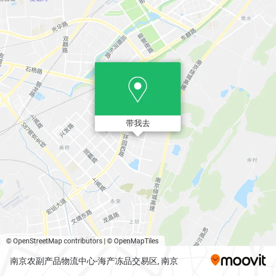 南京农副产品物流中心-海产冻品交易区地图