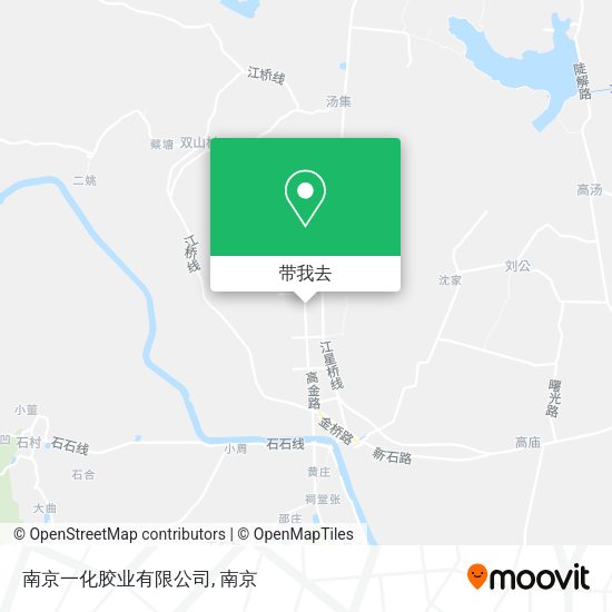 南京一化胶业有限公司地图