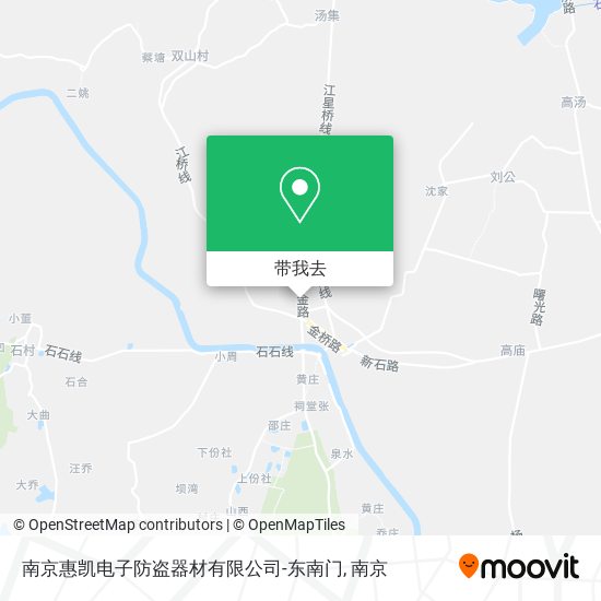 南京惠凯电子防盗器材有限公司-东南门地图