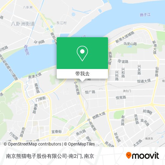 南京熊猫电子股份有限公司-南2门地图