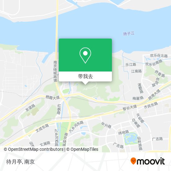 待月亭地图