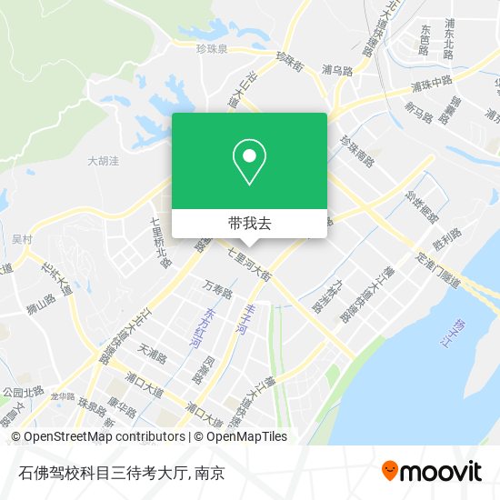石佛驾校科目三待考大厅地图
