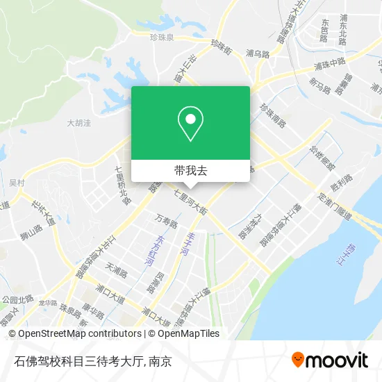 石佛驾校科目三待考大厅地图