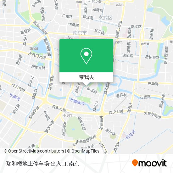 瑞和楼地上停车场-出入口地图