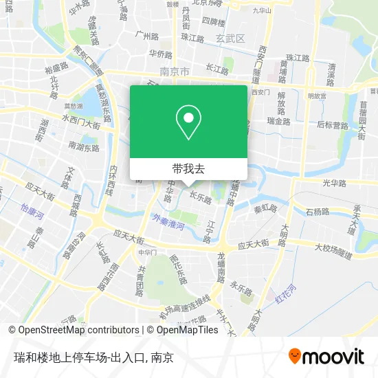 瑞和楼地上停车场-出入口地图