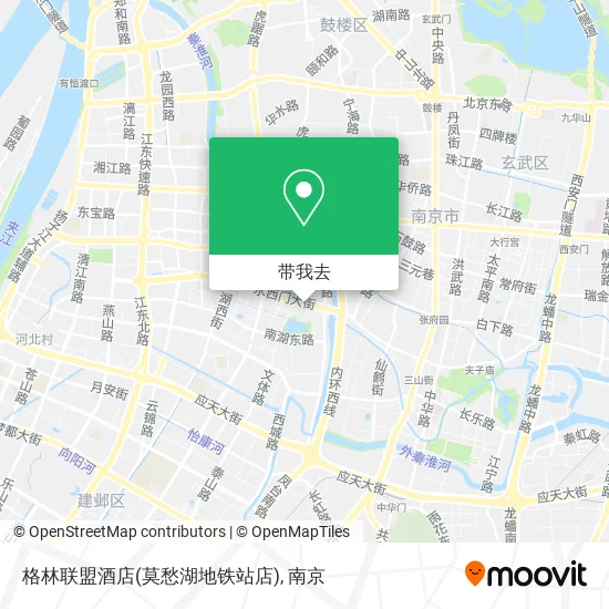 格林联盟酒店(莫愁湖地铁站店)地图