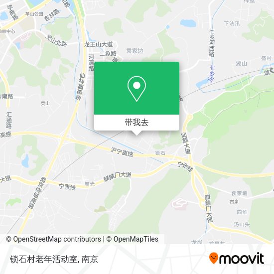 锁石村老年活动室地图