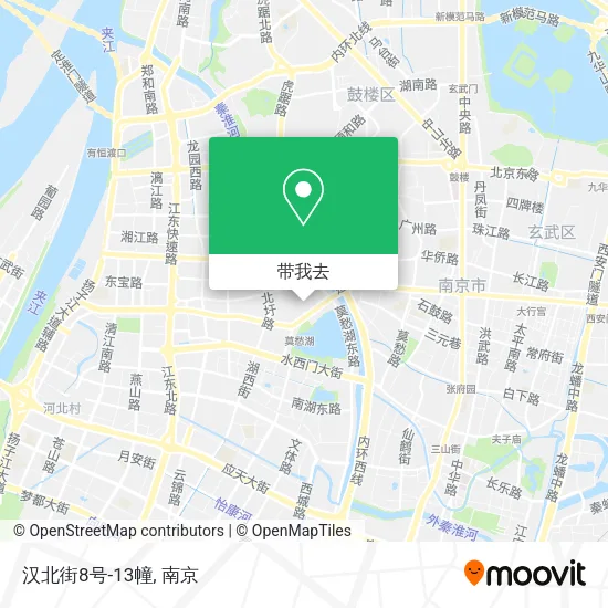 汉北街8号-13幢地图