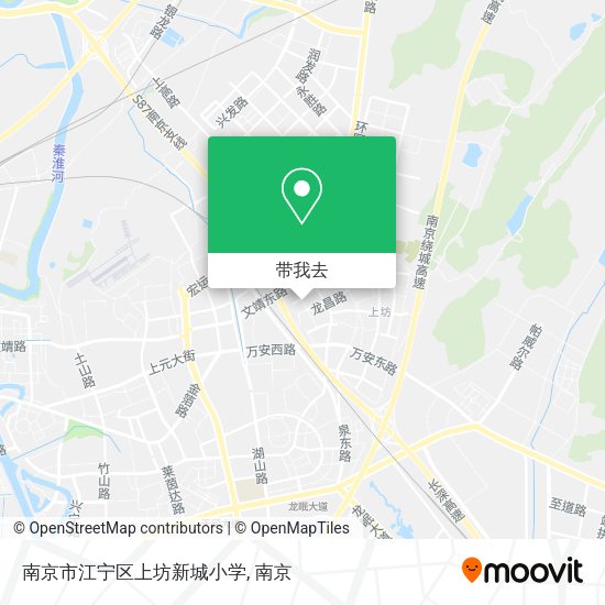南京市江宁区上坊新城小学地图