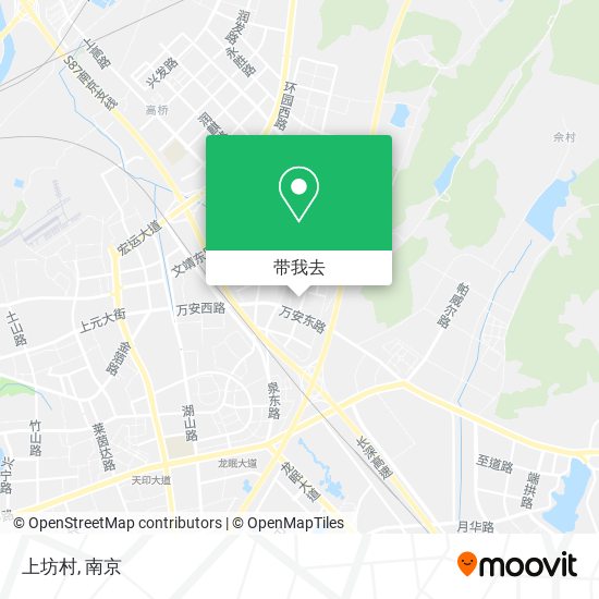 上坊村地图