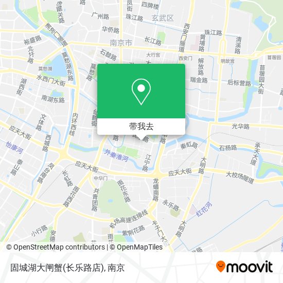 固城湖大闸蟹(长乐路店)地图