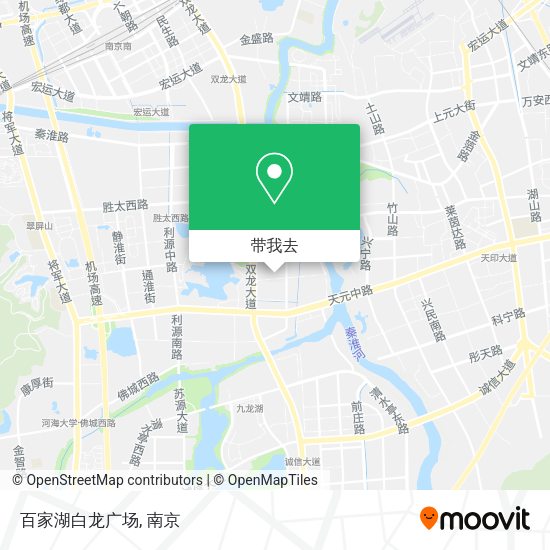 百家湖白龙广场地图