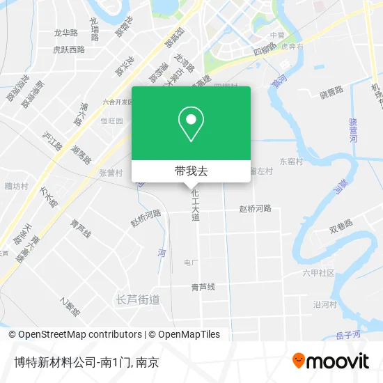 博特新材料公司-南1门地图