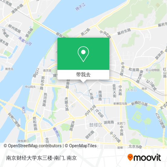 南京财经大学东三楼-南门地图