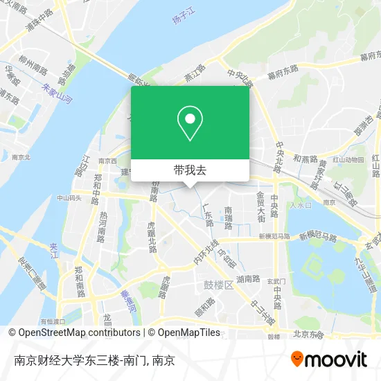 南京财经大学东三楼-南门地图