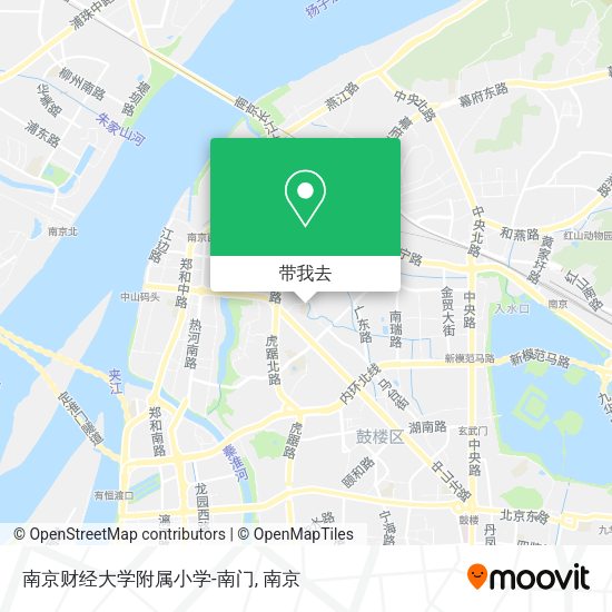 南京财经大学附属小学-南门地图