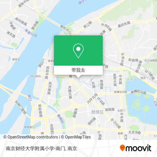 南京财经大学附属小学-南门地图