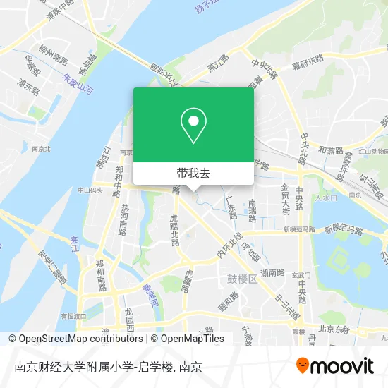 南京财经大学附属小学-启学楼地图