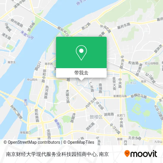 南京财经大学现代服务业科技园招商中心地图