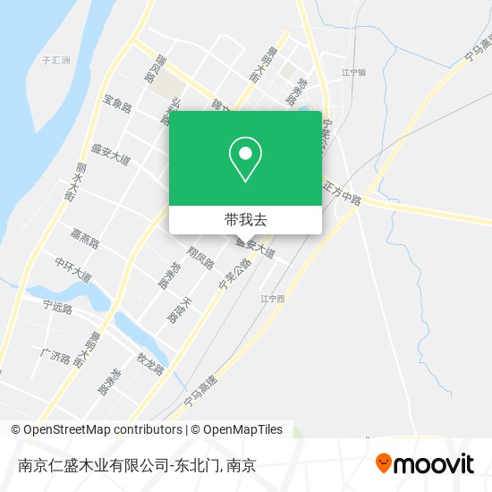 南京仁盛木业有限公司-东北门地图