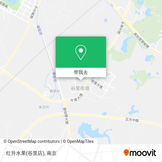 红升水果(谷里店)地图