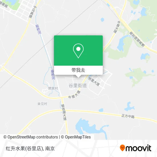 红升水果(谷里店)地图