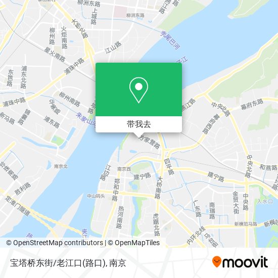 宝塔桥东街/老江口(路口)地图