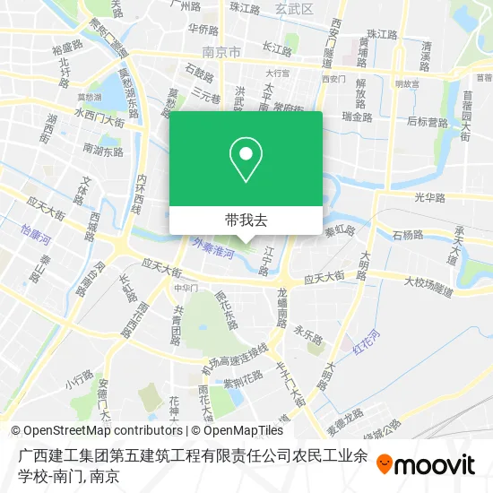 广西建工集团第五建筑工程有限责任公司农民工业余学校-南门地图
