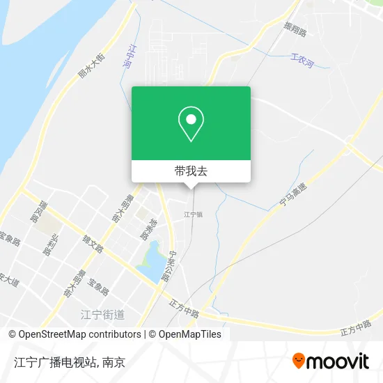江宁广播电视站地图