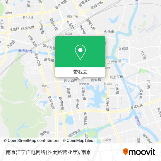 南京江宁广电网络(胜太路营业厅)地图
