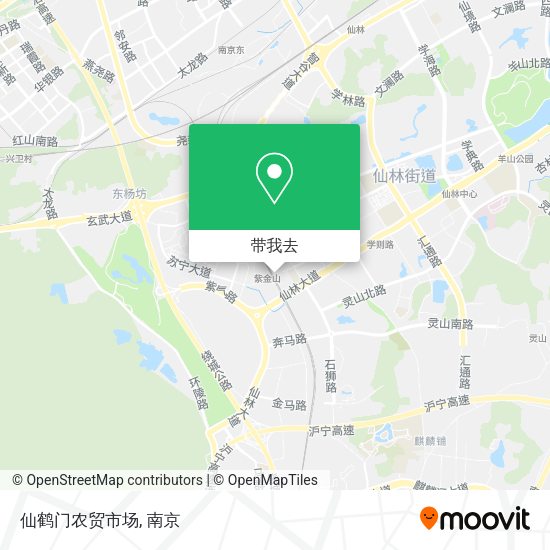 仙鹤门农贸市场地图