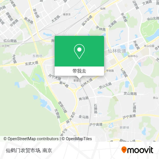 仙鹤门农贸市场地图