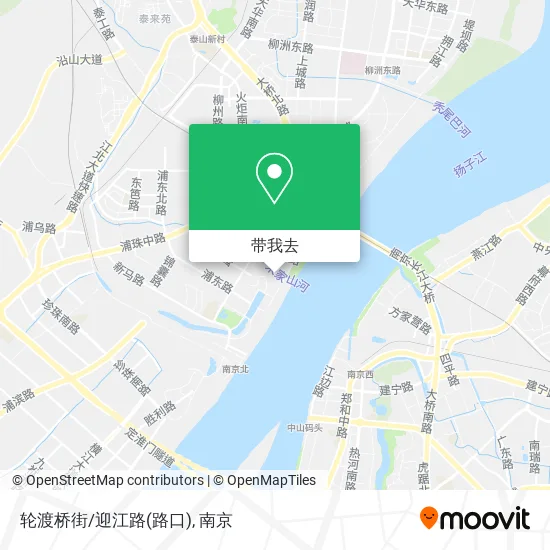 轮渡桥街/迎江路(路口)地图