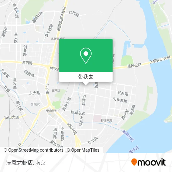 满意龙虾店地图