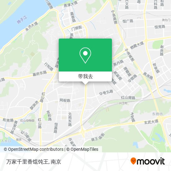 万家千里香馄饨王地图