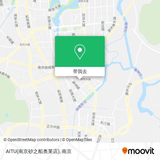 AITU(南京砂之船奥莱店)地图